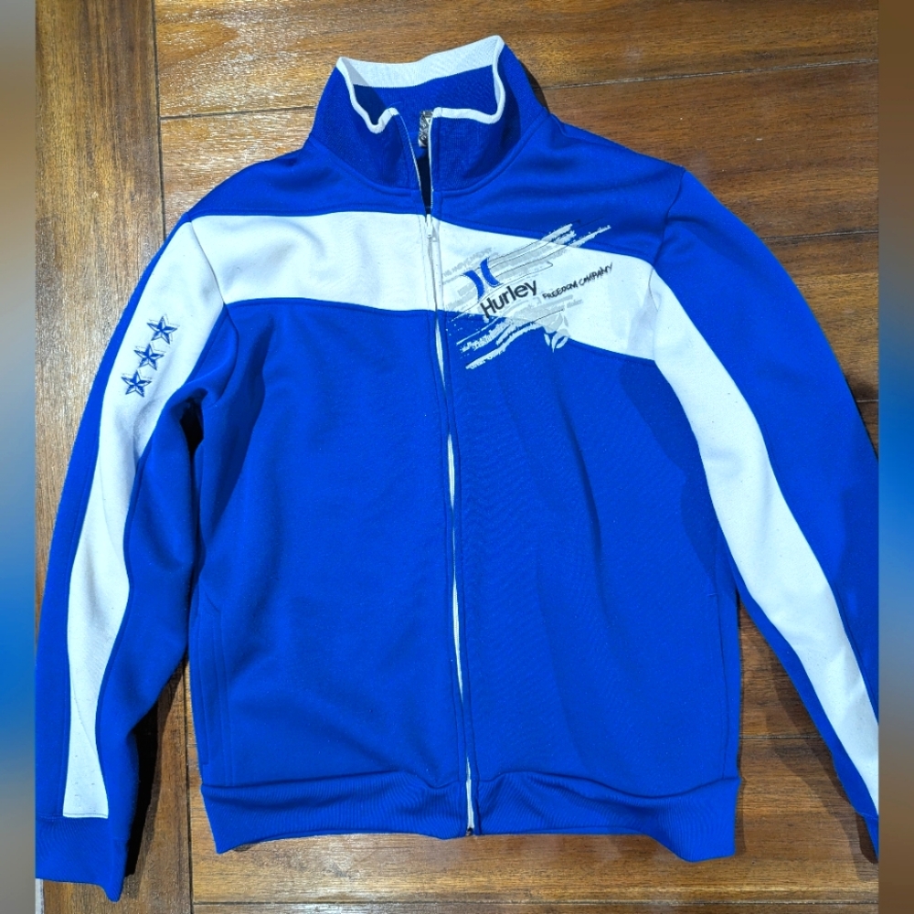 Hurley Track Jacket Zip Up Men's Large
